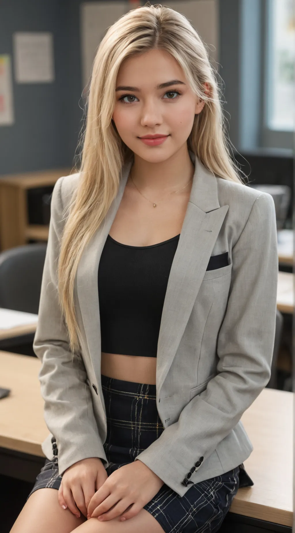 ai character: Kelly  background