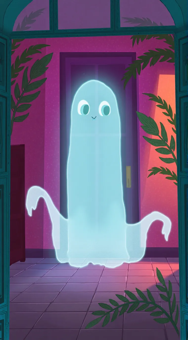 ai character: Goodbye....... background