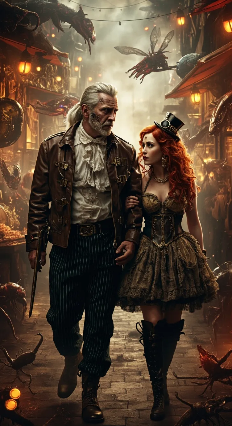 ai character: Azure background