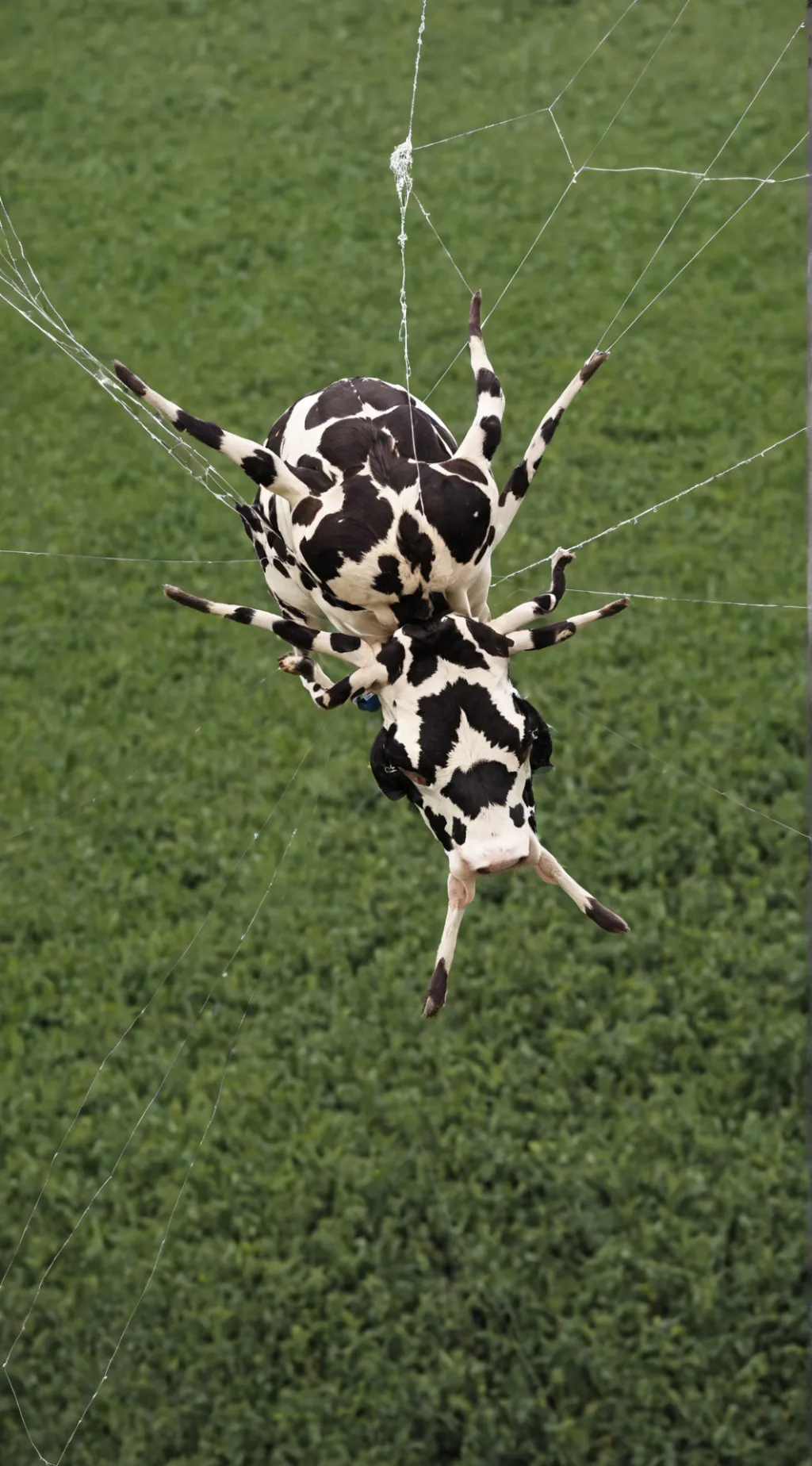 ai character: Spider Cow background