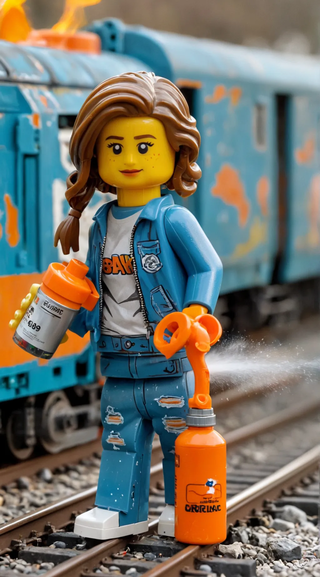 ai character: Subway surfers background