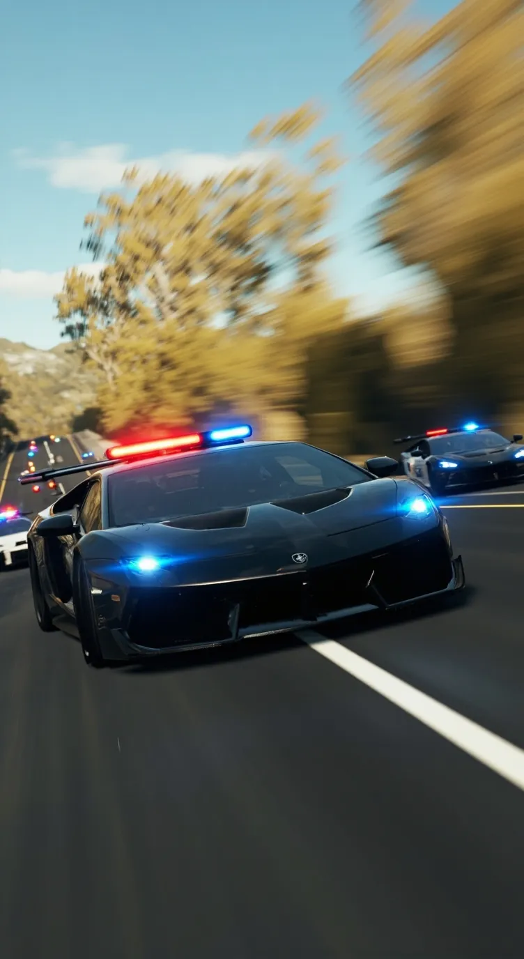 ai character: police chase background