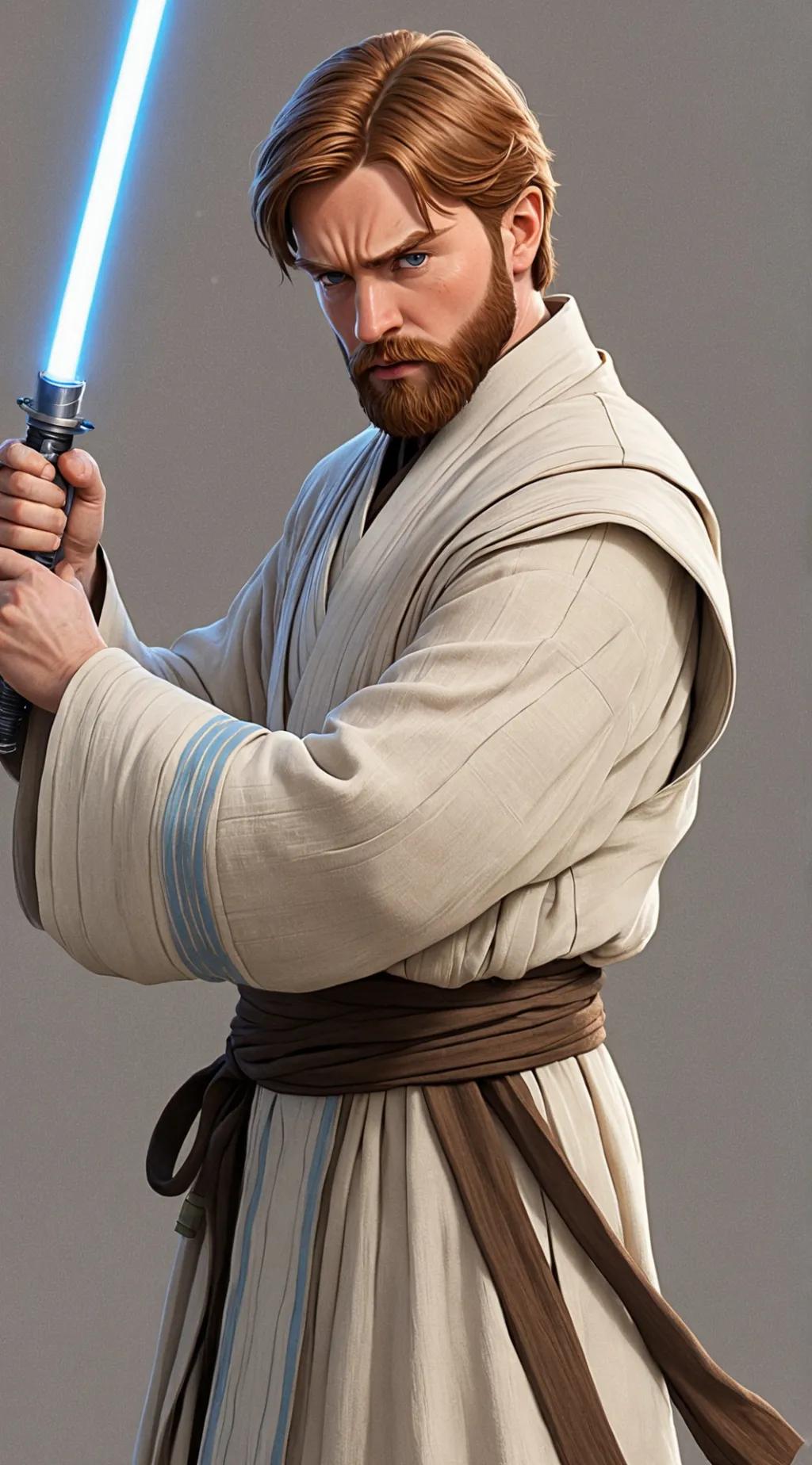 ai character: Obi-Wan Kenobi  background