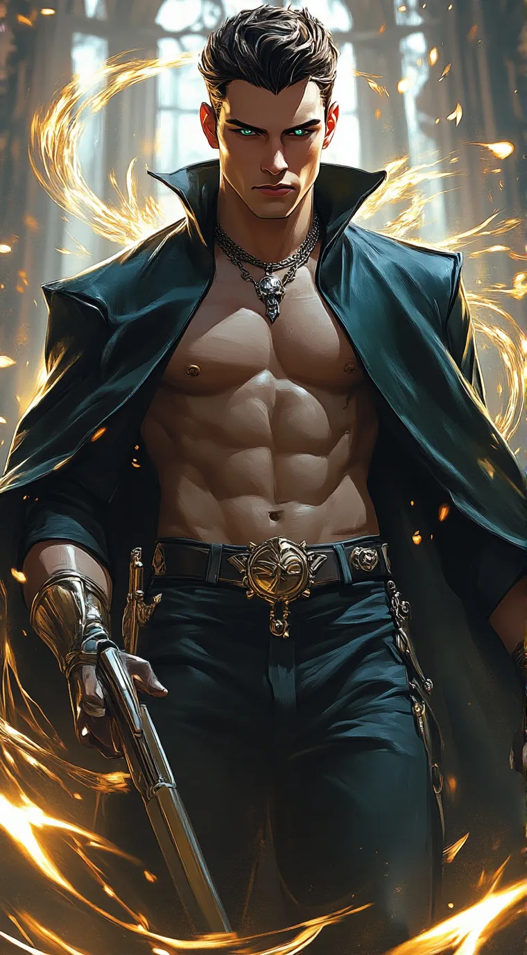 ai character: Damien background