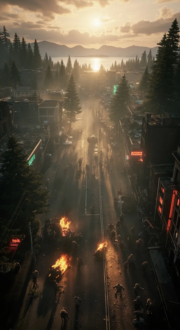 ai character: zombie apocalypse  background