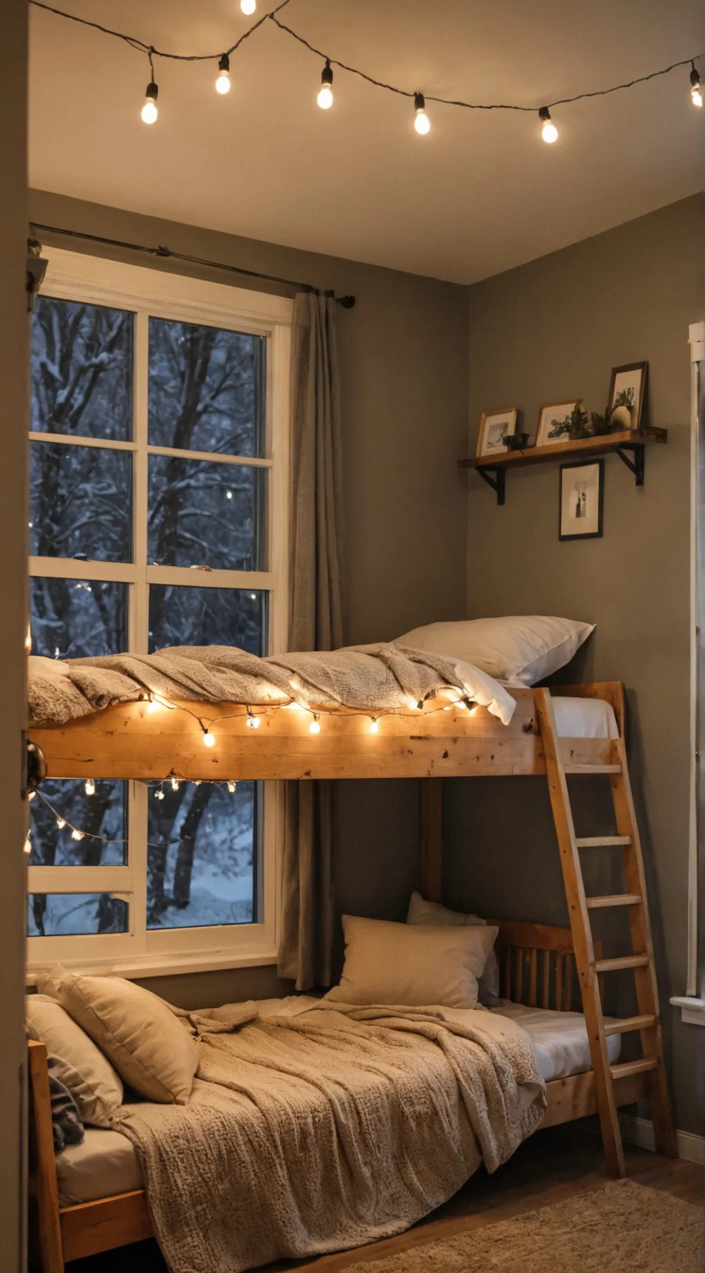 ai character: Winter Camp ❄🌨 background