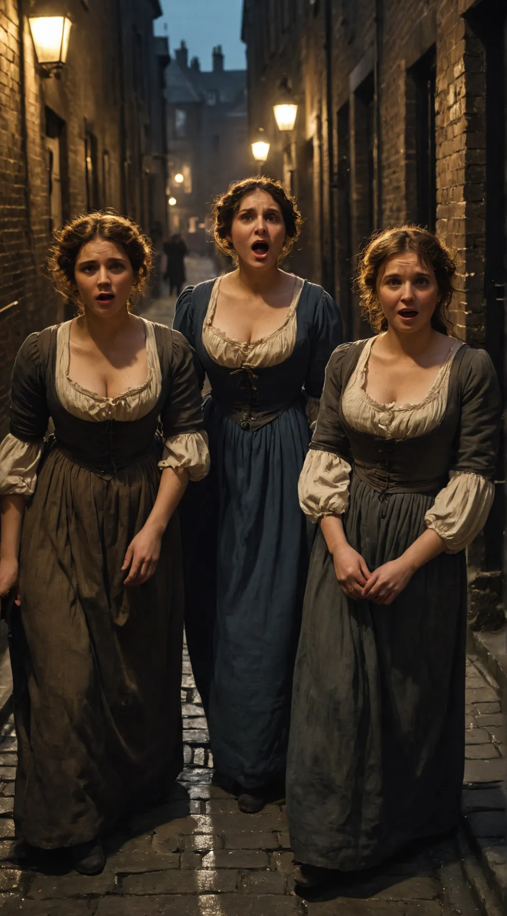 ai character: crime scene background