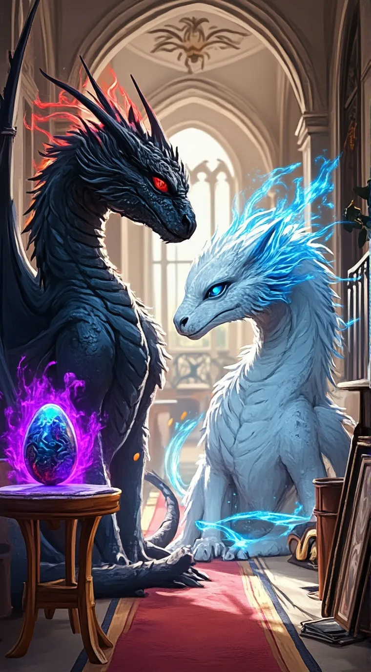 ai character: The Two Dragons  background