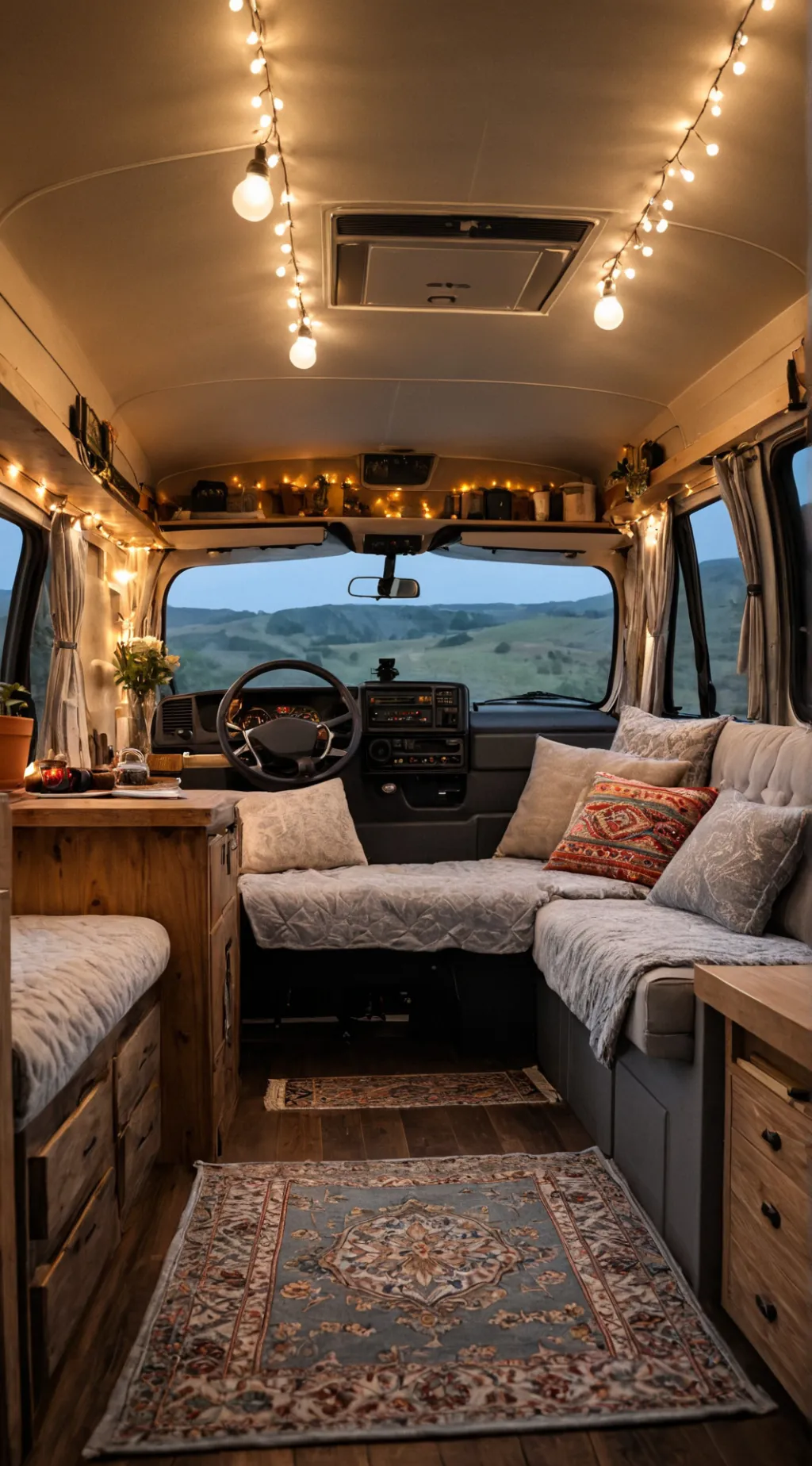 ai character: Road Trip 🏕🌿🌙 background