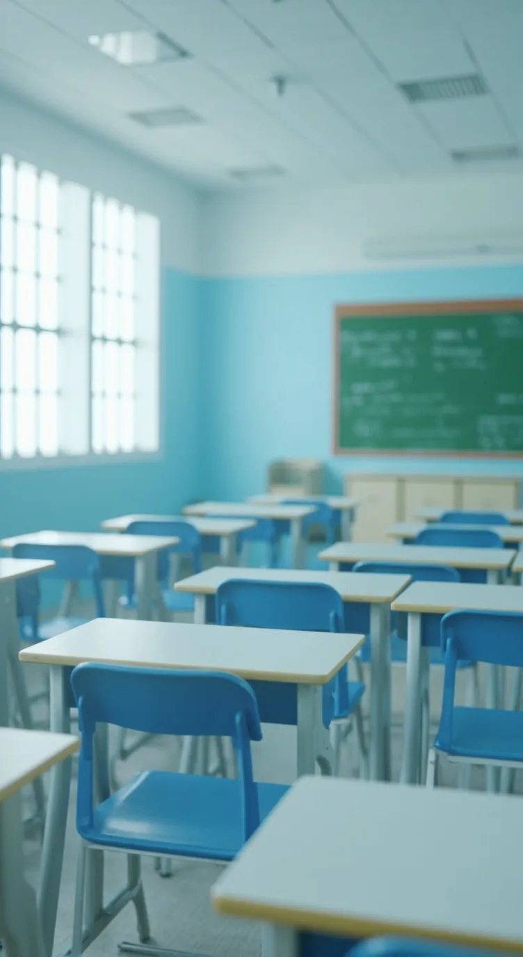 ai character: Kitty School 🛍🌳🎀 background