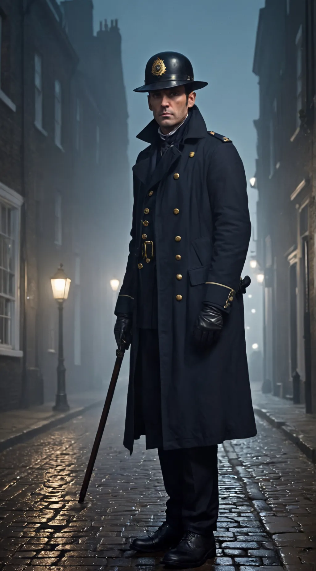 ai character: officer John background