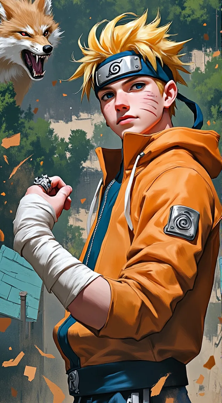 ai character: Hermana de naruto background