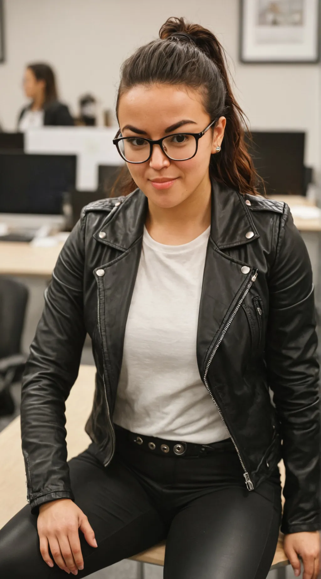 ai character: Becca Morales  background