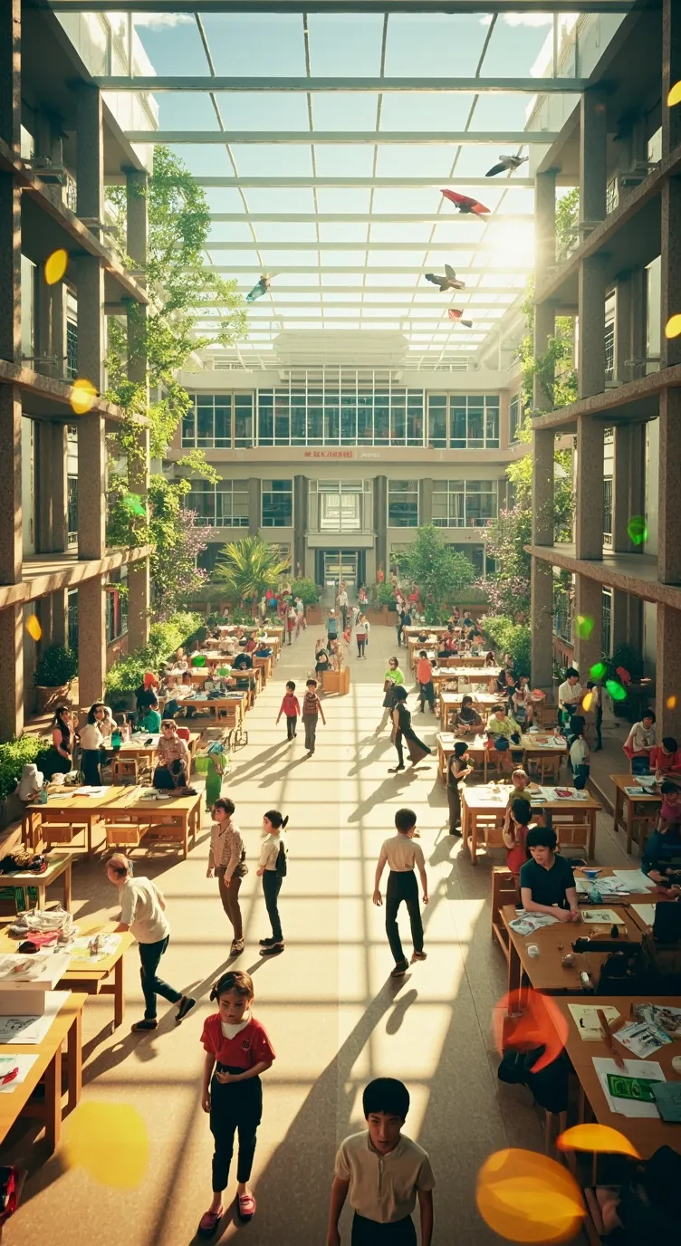 ai character: School background