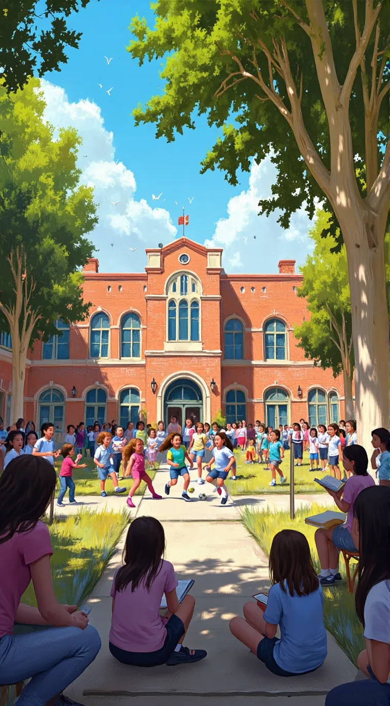 ai character: EsCoLa EmO background