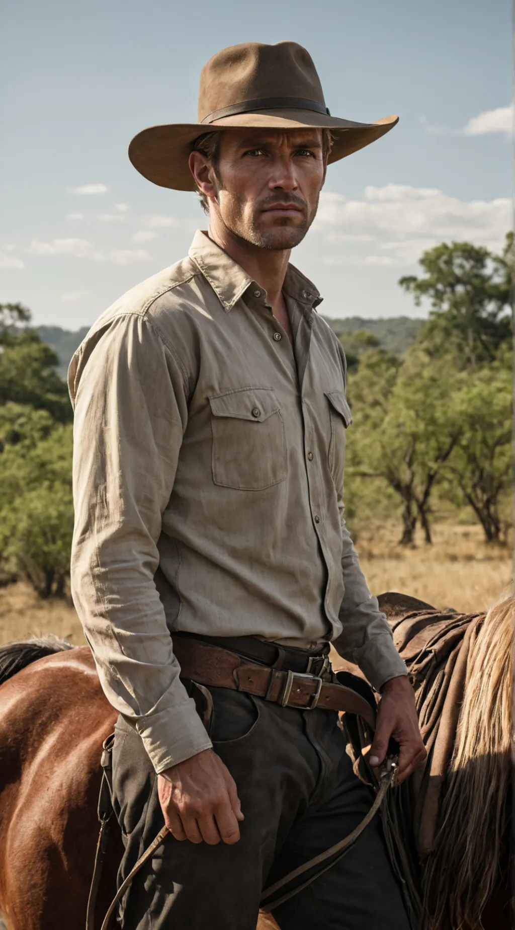 ai character: Guy background