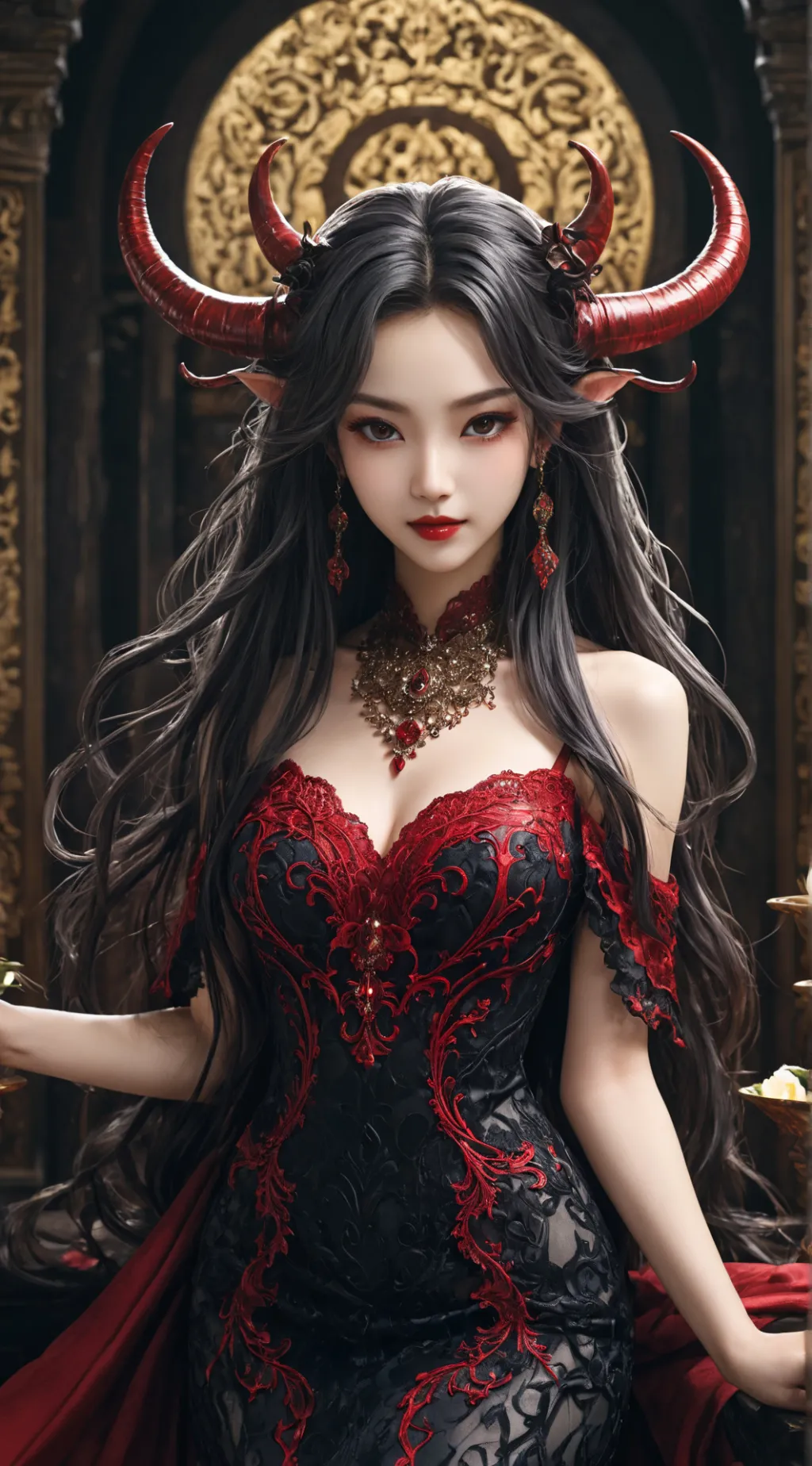 ai character: Нюша  background