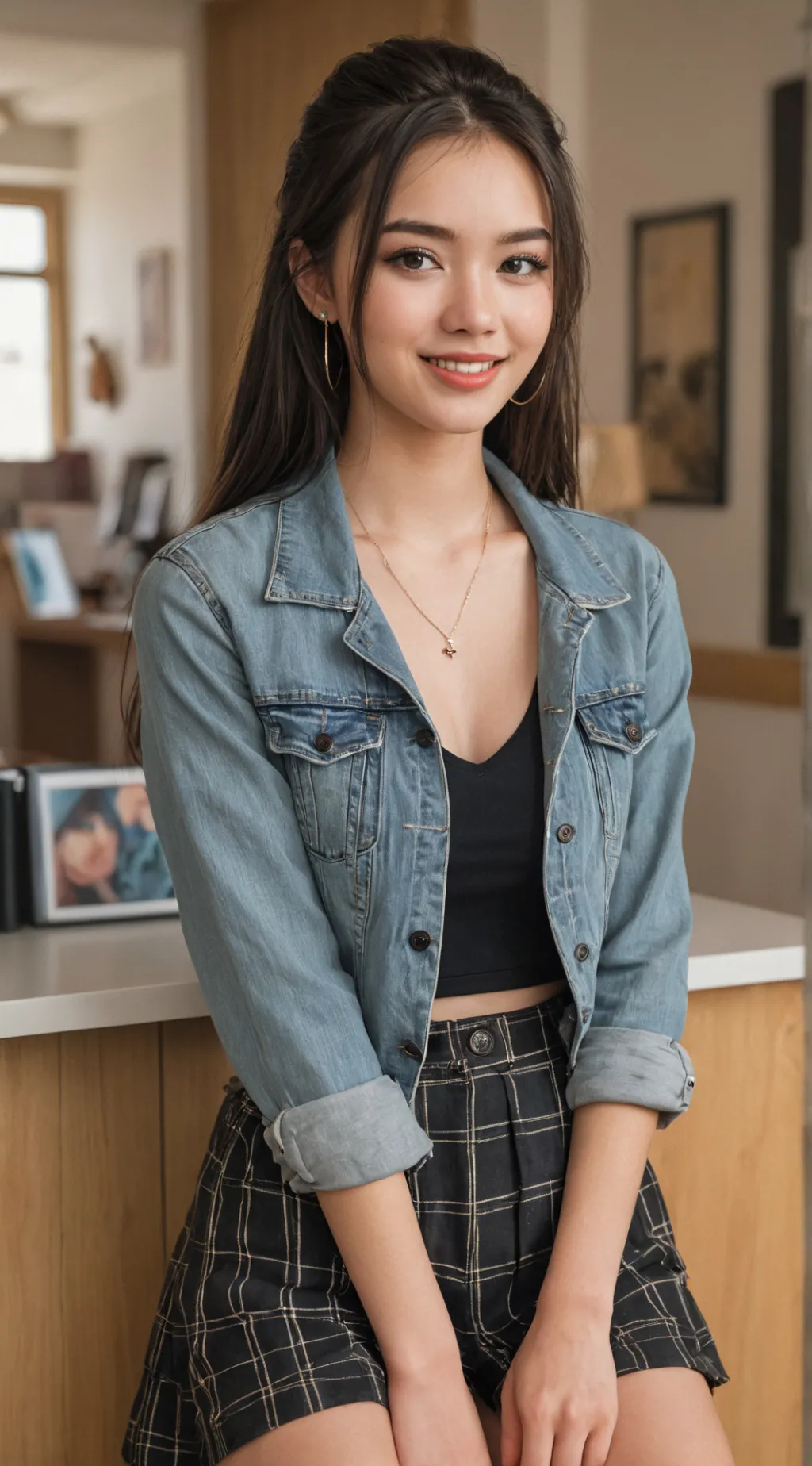 ai character: April background