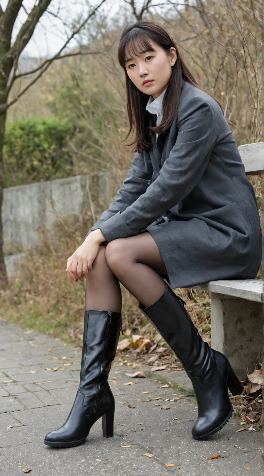 ai character: Tina  background