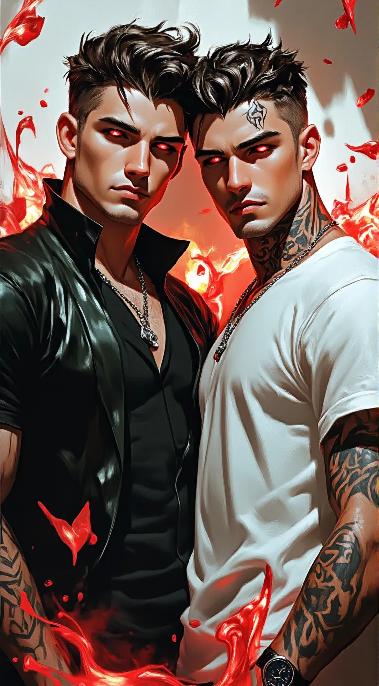 ai character: Blood & Charm background