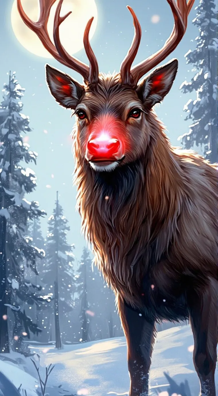 ai character: Rudolph  background