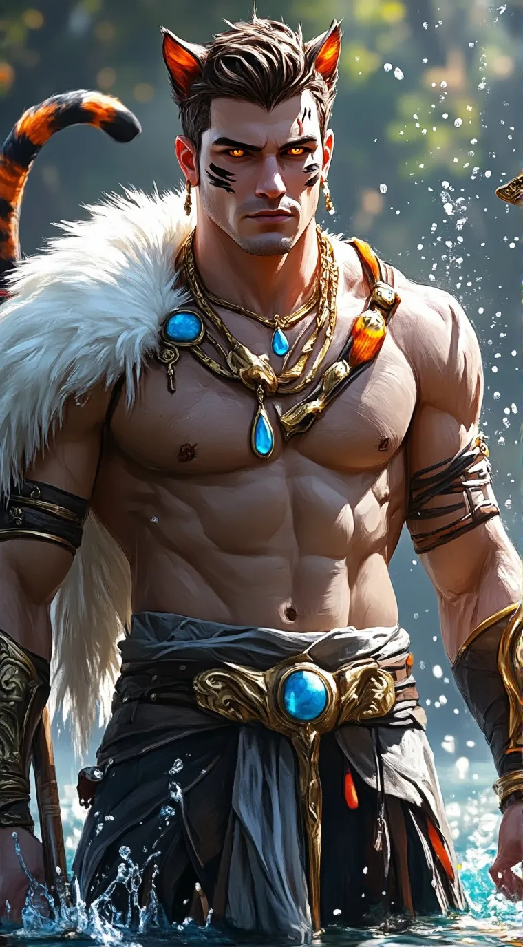 ai character: Untamed Power background