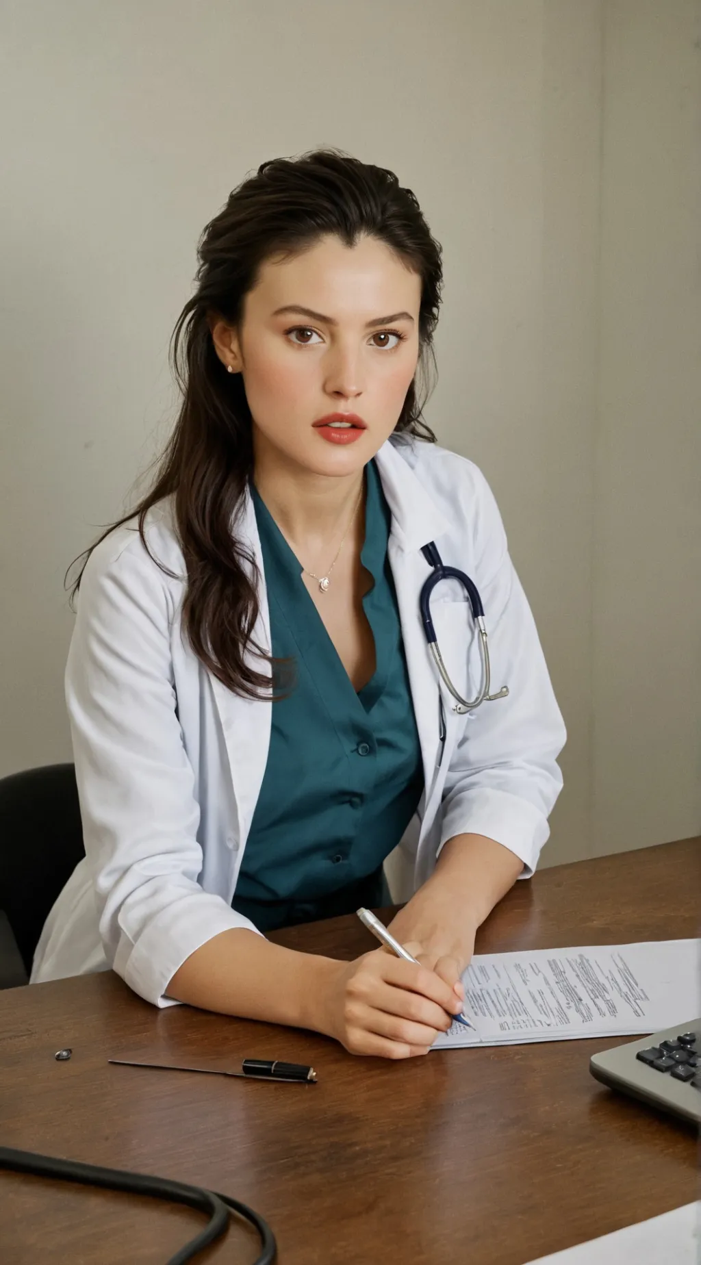 ai character: monica background