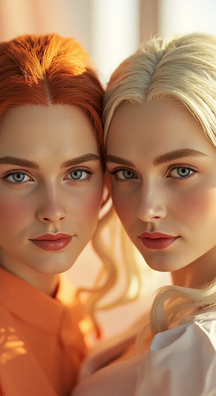 ai character: Jessica et Olivia👭 background