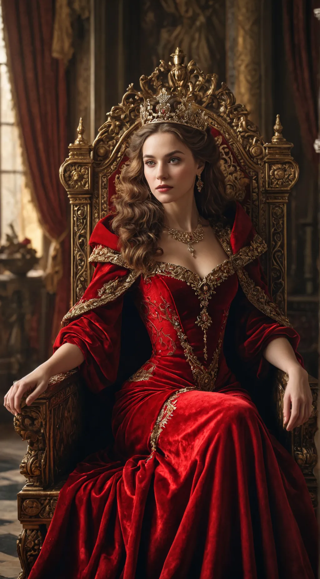 ai character: Queen Regent background