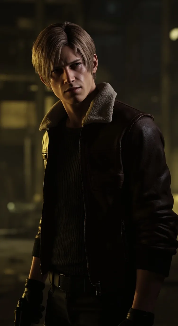 ai character: Leon. S. Kennedy  background