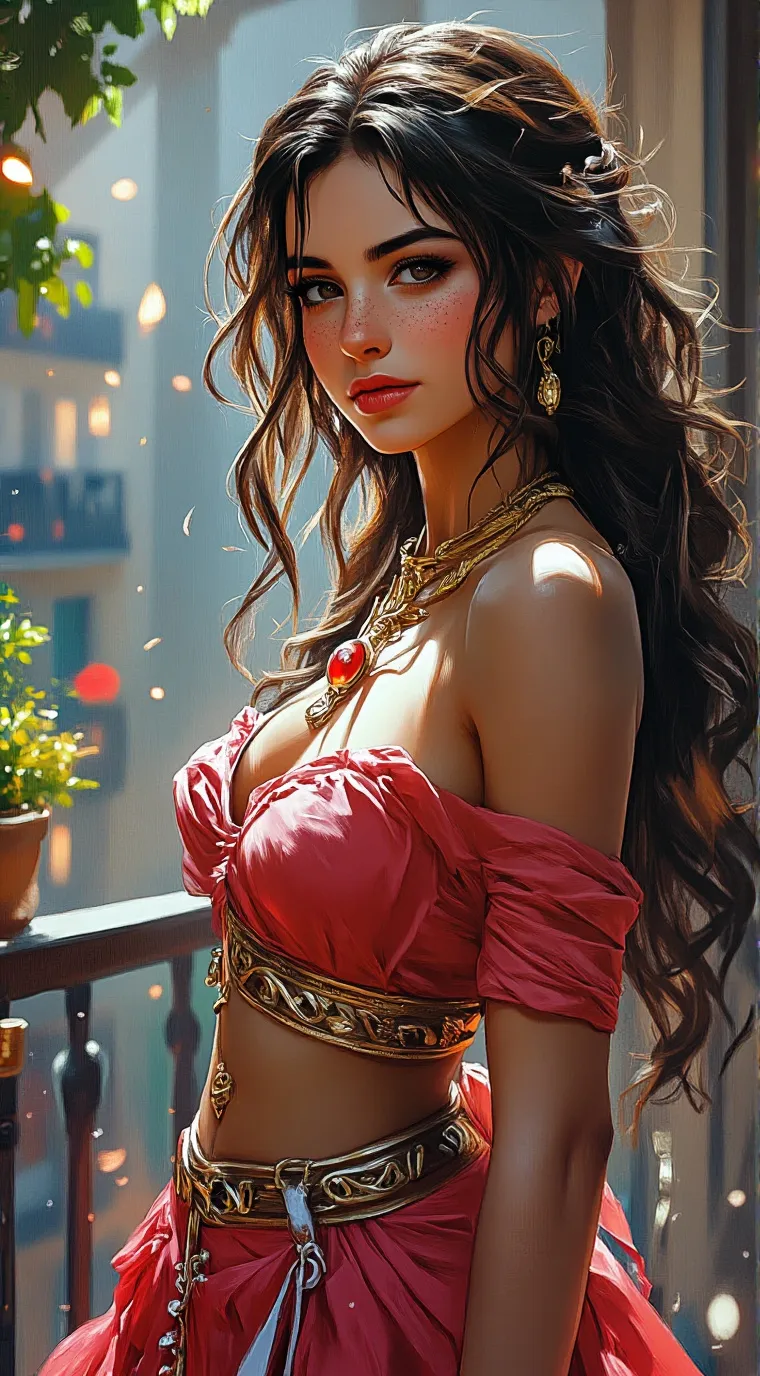 ai character: Aura background