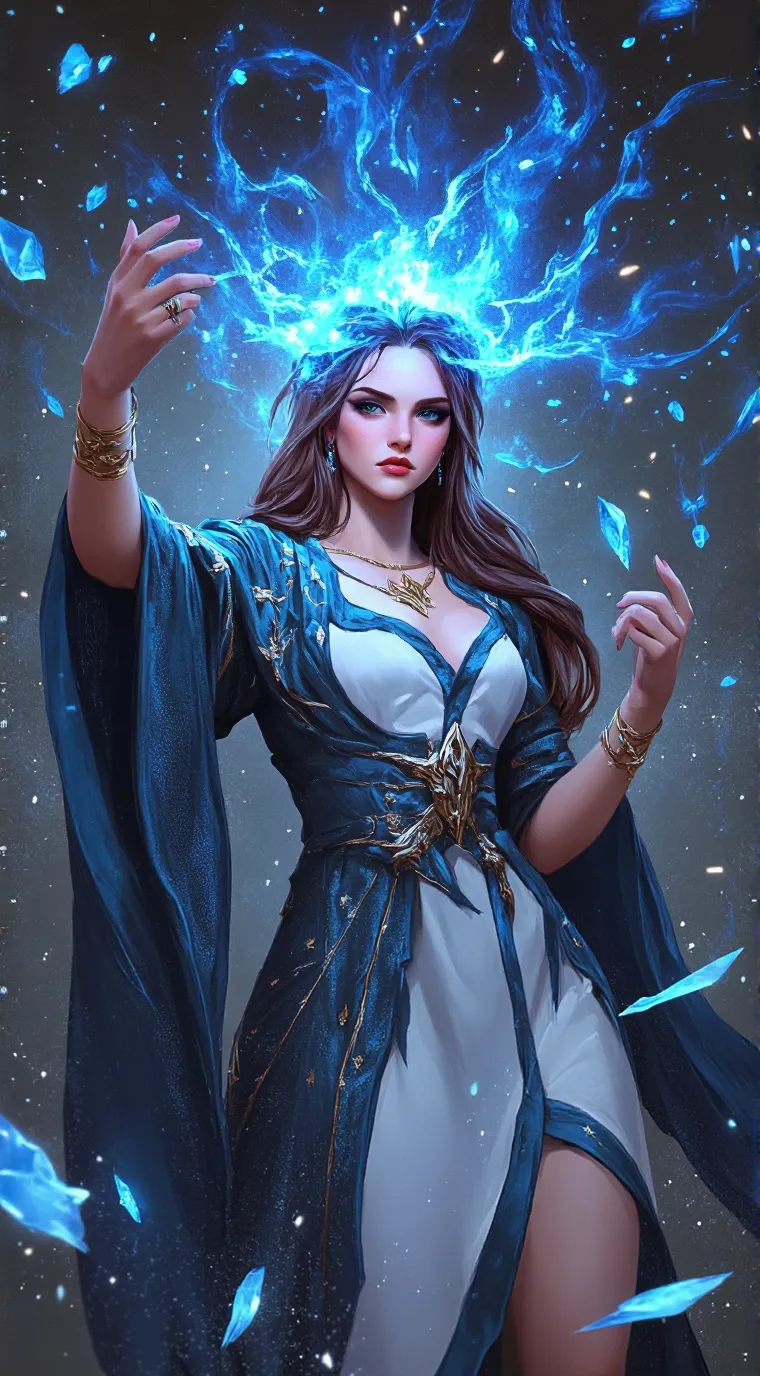 ai character: Rose background