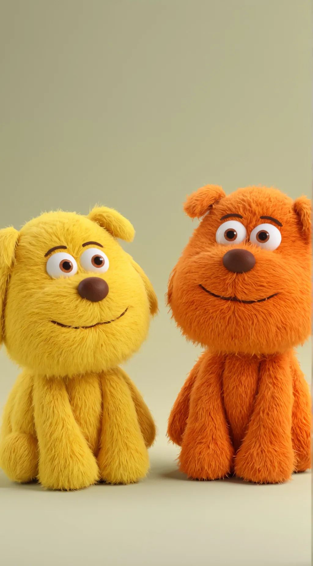 ai character: 2 dogs!🐶🐶 background