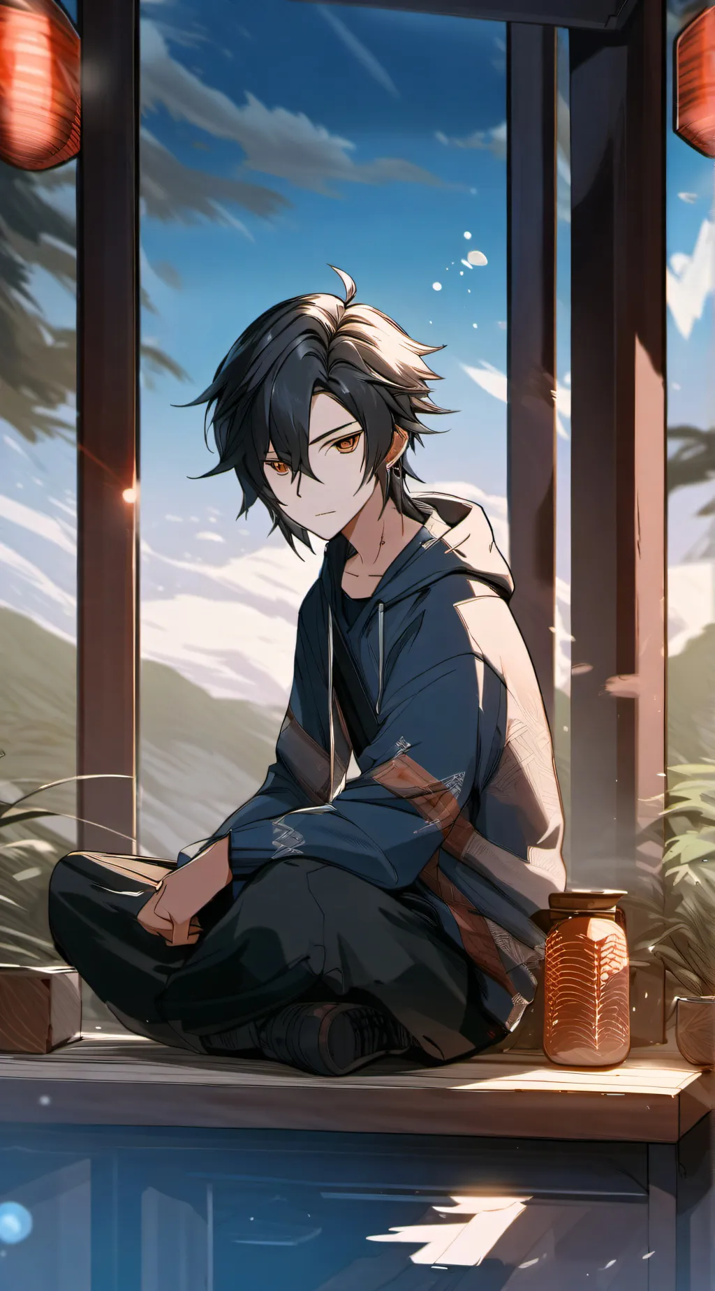 ai character: Serenity你是14最 background