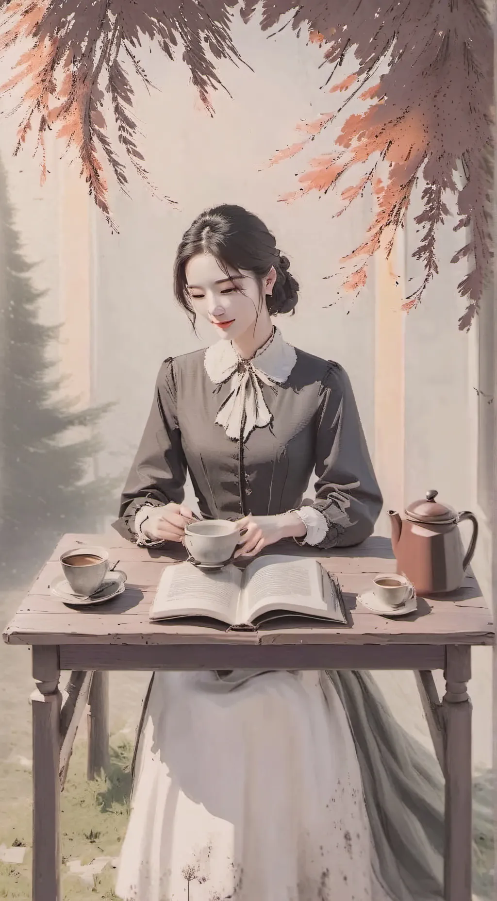 ai character: 沐心 background