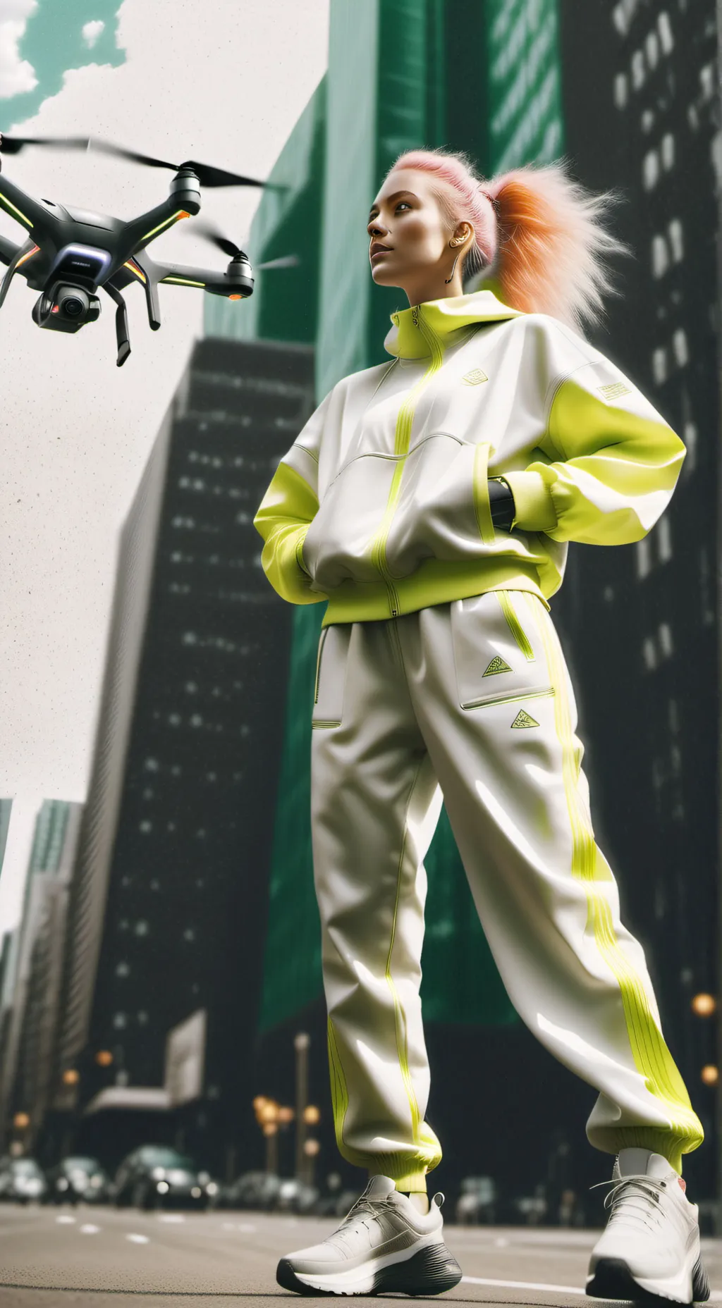 ai character: 小梅 background