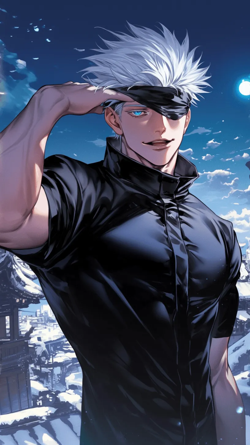 ai character: Gojo Satoru background