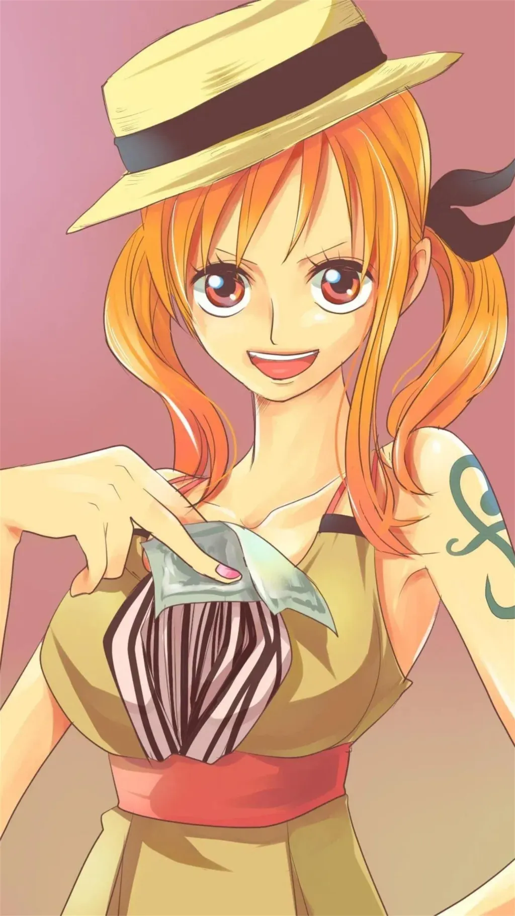 ai character: Nami background