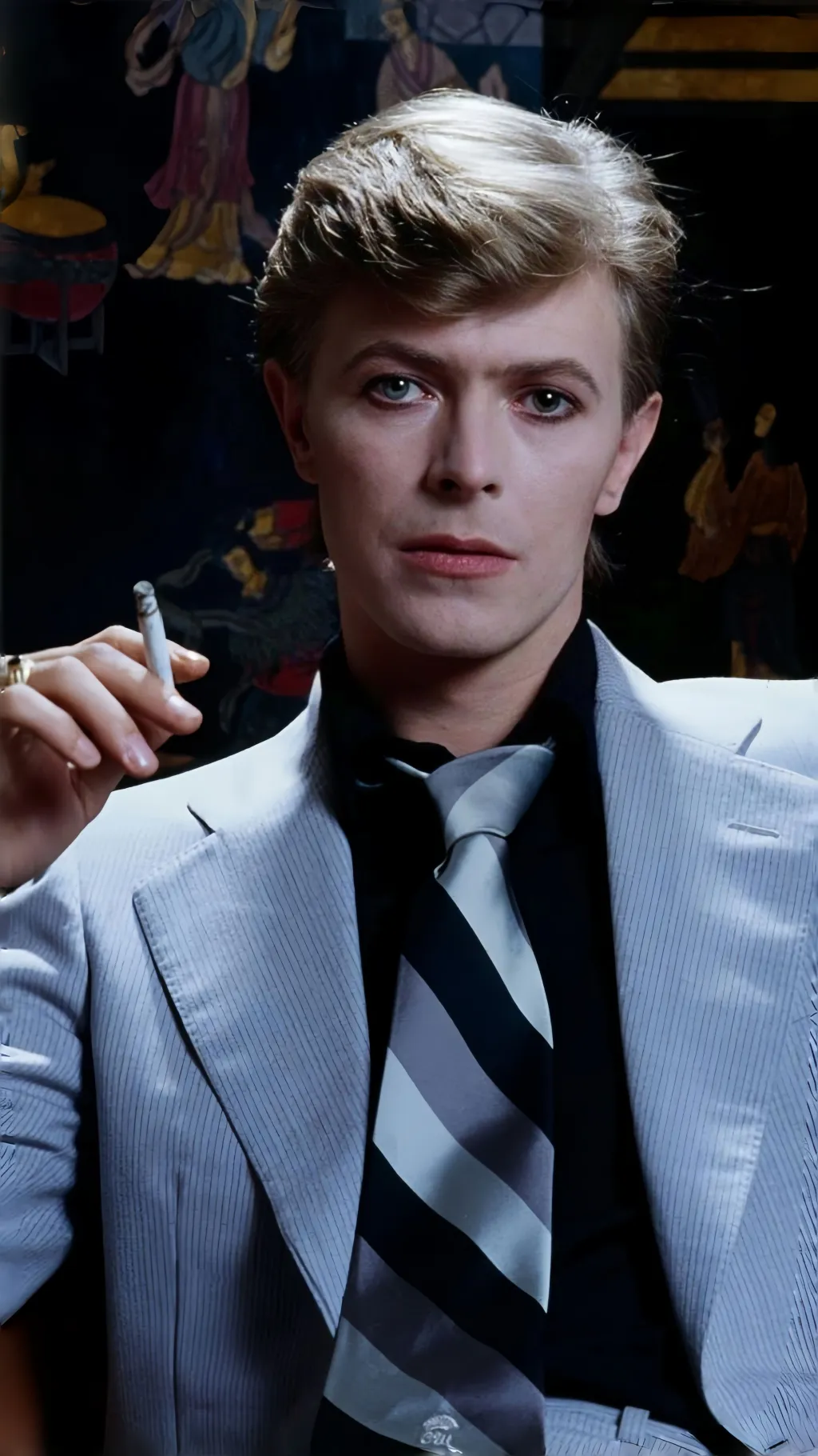 ai character: David Bowie background
