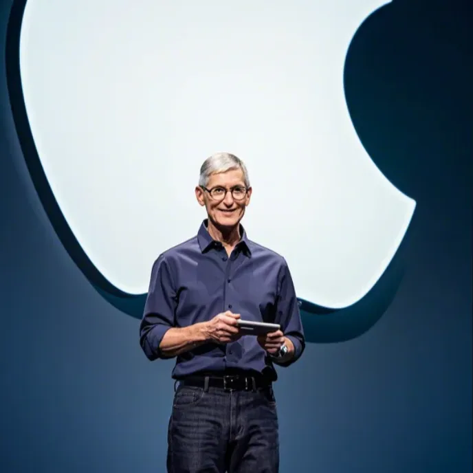 chat with ai character: Choose an Apple device with Tim Cook
