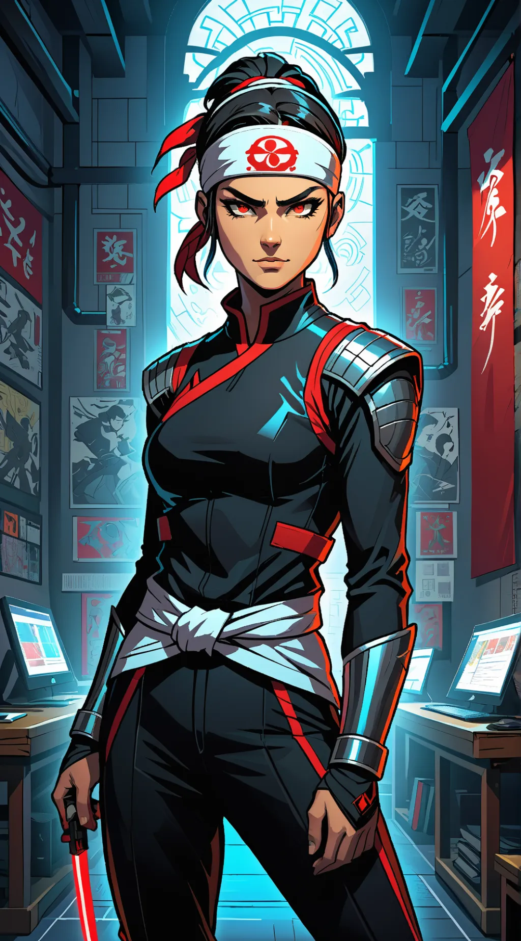 ai character: Logic Ninja background