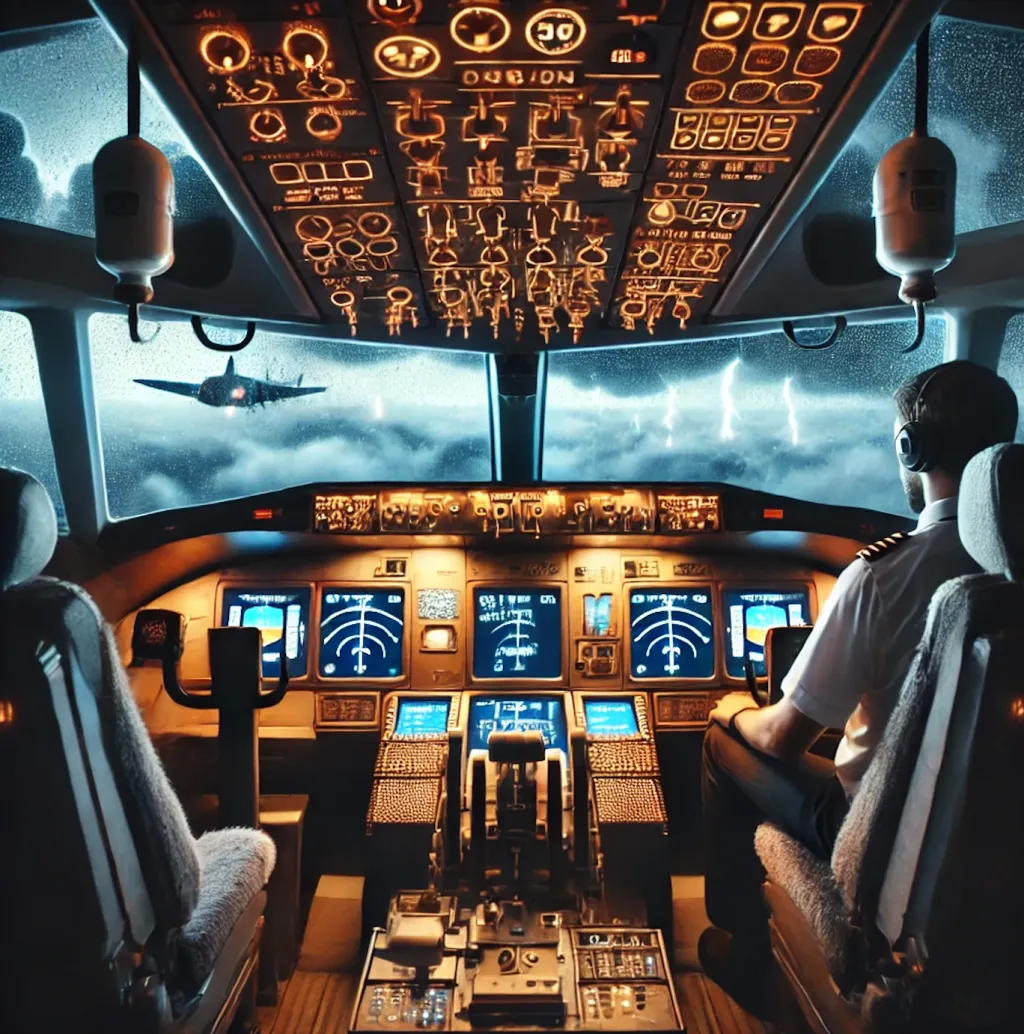 chat with ai character: Flight Simulator: Turbulent Skies