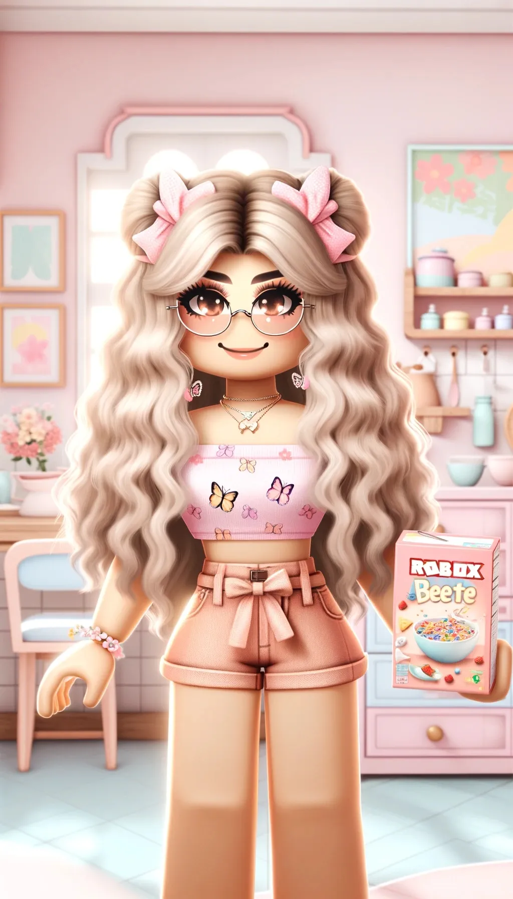 ai character: Beatriz background
