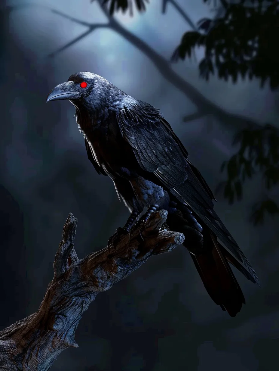 ai character: Sylus's Raven background