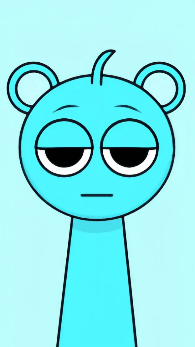 ai character: Sky Sprunki background