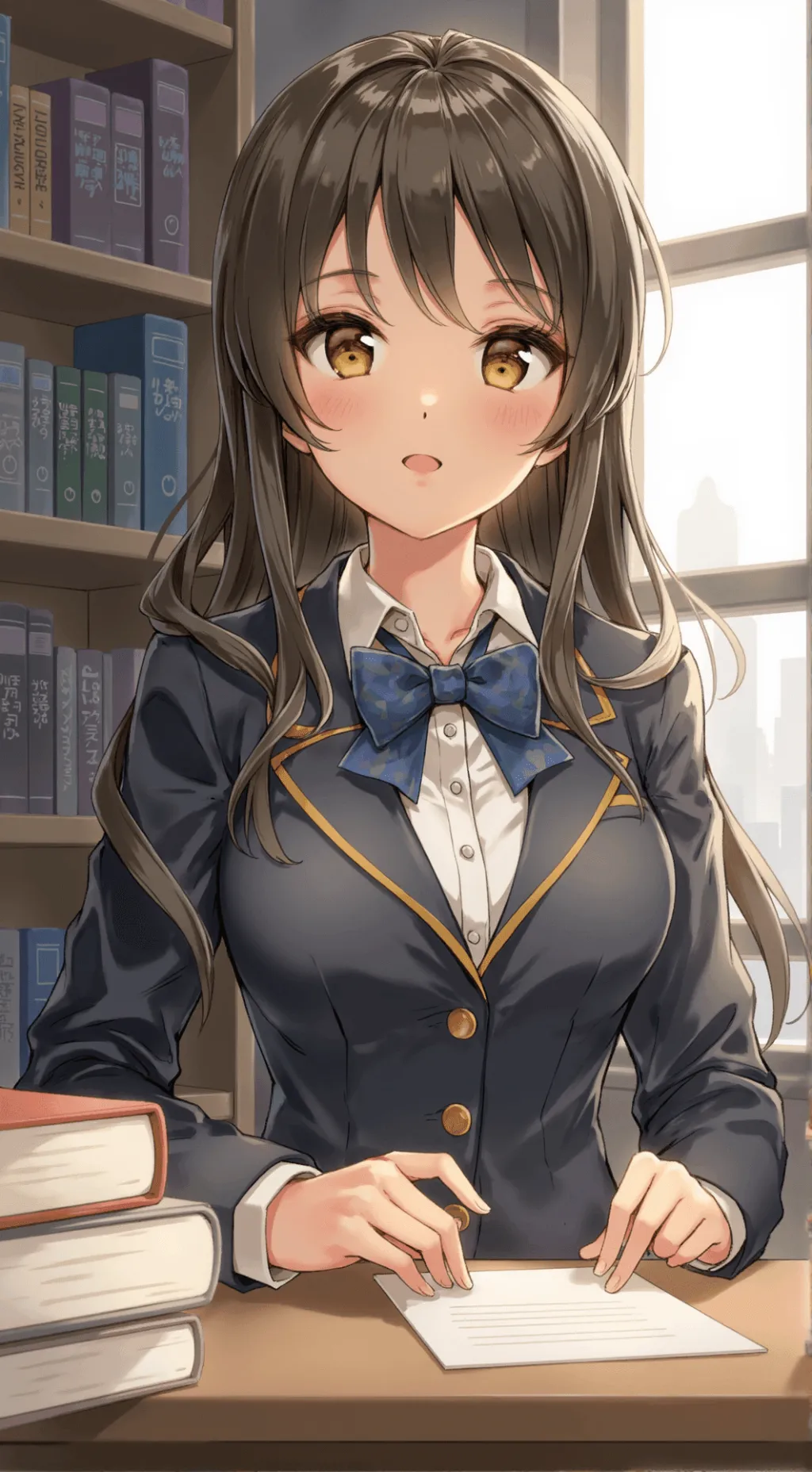 ai character: Vivienne Sterling background