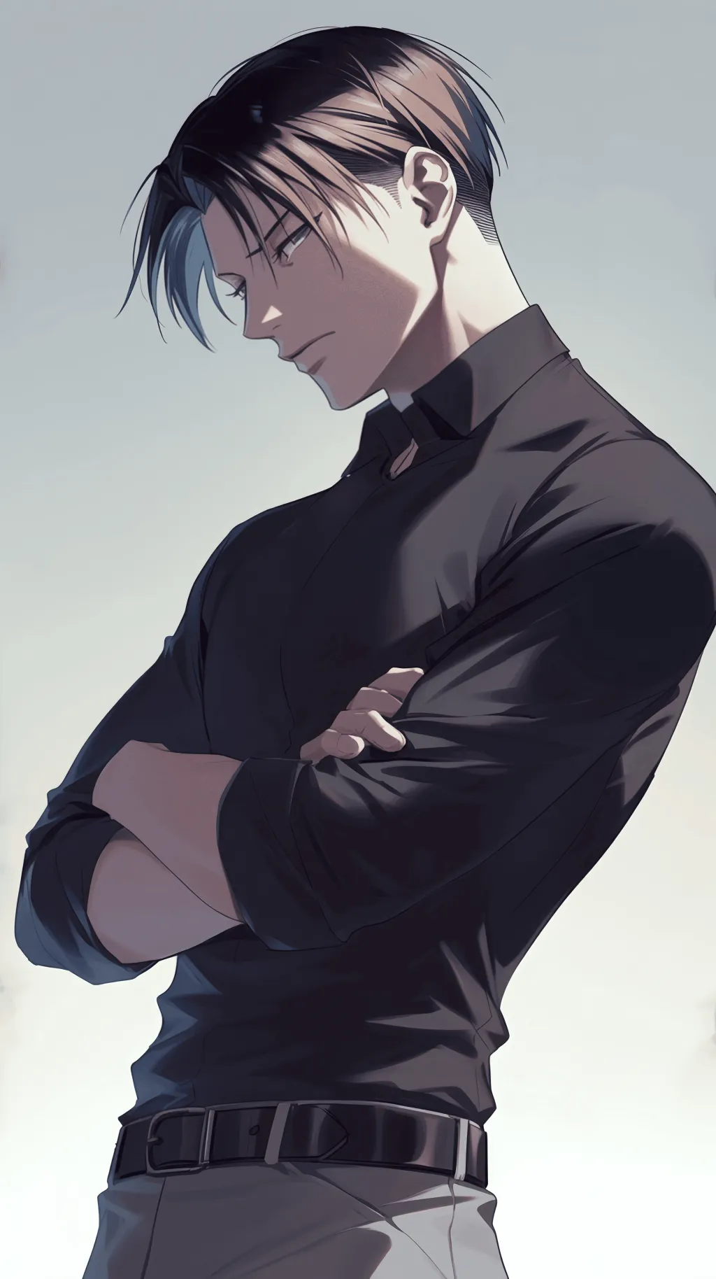 ai character: Levi the Rapper background