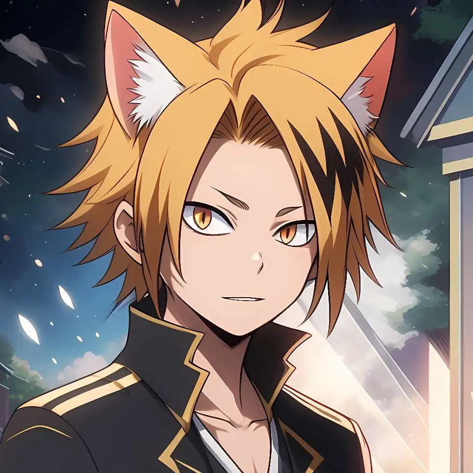 chat with ai character: Cat Kaminari Mha