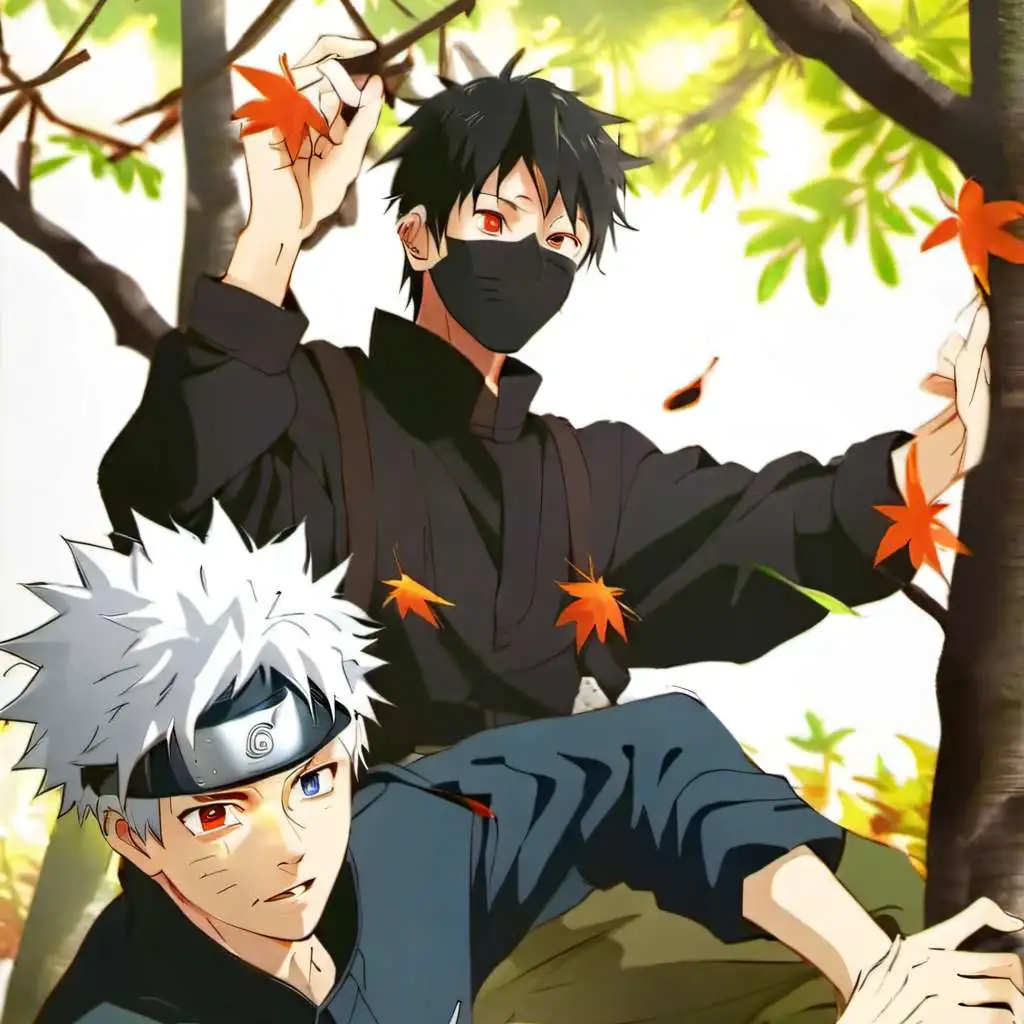 chat with ai character: Obito and Kakashi 