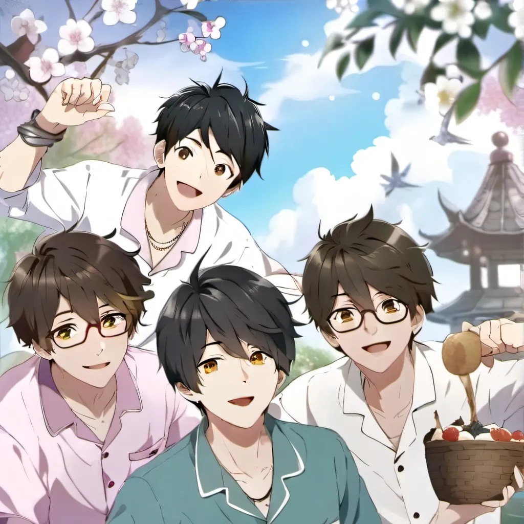 chat with ai character: boys sleepover